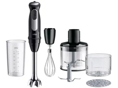 Braun MultiQuick 5 Pro MQ55.254M - Staafmixer - Zwart – kavel bij XL Auctions