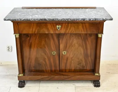 Mahonie klapbuffet, 1820 – kavel bij Twents Veilinghuis