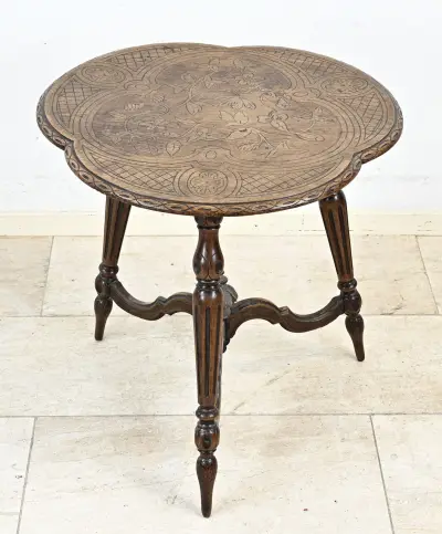 Horrix bijzettafel, 1860 – kavel bij Twents Veilinghuis