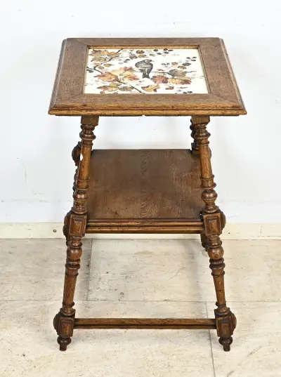 Etagère-tafel, 1890 – kavel bij Twents Veilinghuis