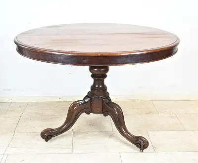 Eettafel (mahonie) – kavel bij Twents Veilinghuis