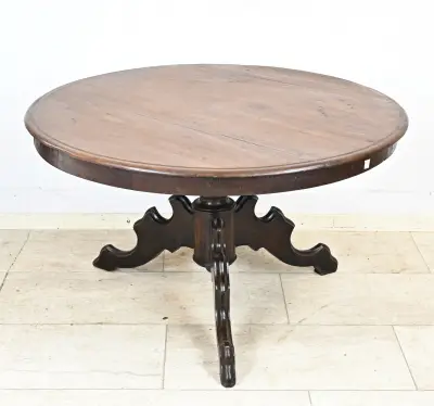 Mahonie salontafel, 1860 – kavel bij Twents Veilinghuis