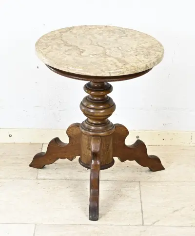 Tafel met marmeren blad, 1860 – kavel bij Twents Veilinghuis