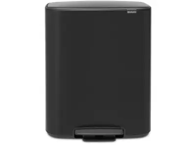 Brabantia Bo Prullenbak - 60 liter - 1 vak - Matt Black – kavel bij XL Auctions