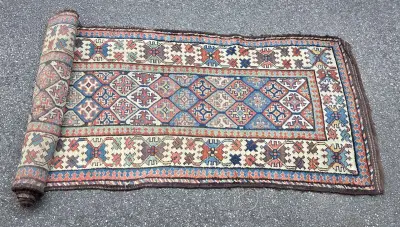 Perzische loper, 390 x 100 cm – kavel bij Twents Veilinghuis