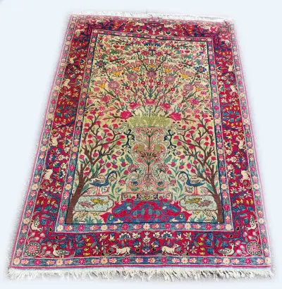 Perzisch kleed, 194 x 142 cm – kavel bij Twents Veilinghuis