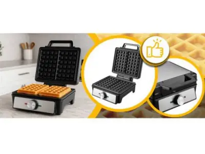 Wafelijzer voor 2 Wafels 1600W – kavel bij XL Auctions