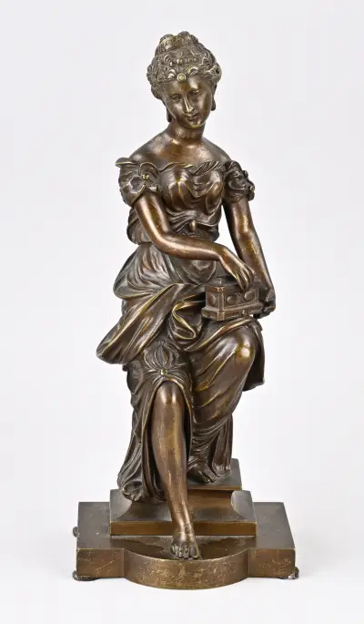 Bronzen beeld, Vrouw – kavel bij Twents Veilinghuis