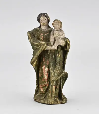 Maria figuur, H 16,5 cm – kavel bij Twents Veilinghuis
