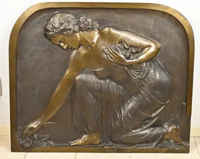 Bronzen plaquette, 1915 – kavel bij Twents Veilinghuis