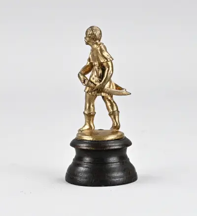 Bronzen figuur, Soldaat – kavel bij Twents Veilinghuis