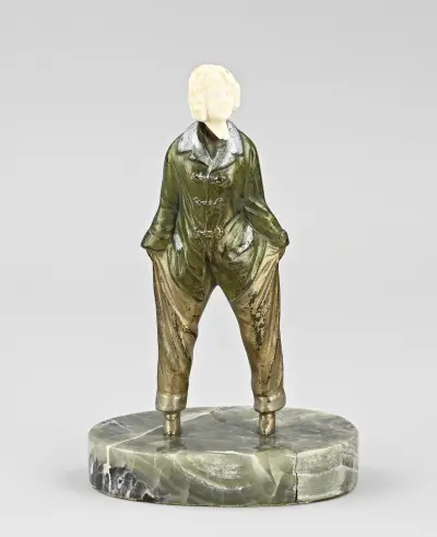 Bronzen figuur – kavel bij Twents Veilinghuis