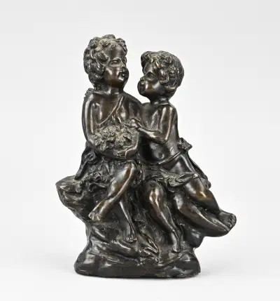 Bronzen figurengroep – kavel bij Twents Veilinghuis