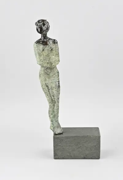 Bronzen beeld, Vrouwen figuur – kavel bij Twents Veilinghuis
