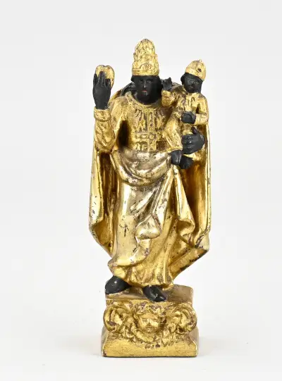 Heilig beeld (verguld), H 18,5 cm – kavel bij Twents Veilinghuis