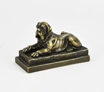 Bronzen beeld, Bulldog – kavel bij Twents Veilinghuis