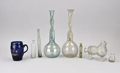 Lot divers antiek glas – kavel bij Twents Veilinghuis