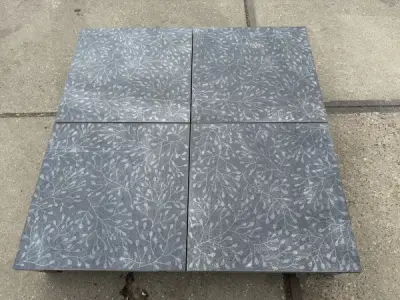 55,80 M2 Keramische Tegel Flower Decor 60x60x4 Cm – kavel bij XL Auctions