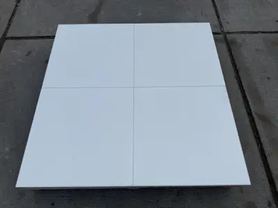 61,20 M2 Betontegel White 60x60x3 Cm – kavel bij XL Auctions