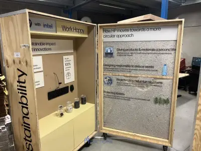 Verrijdbare beursstand HP – kavel bij VH Auctions