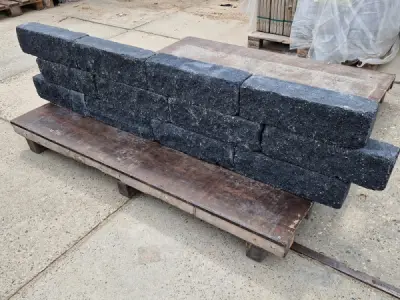 60x Muurblok Antraciet 12x15x50 Cm – kavel bij XL Auctions