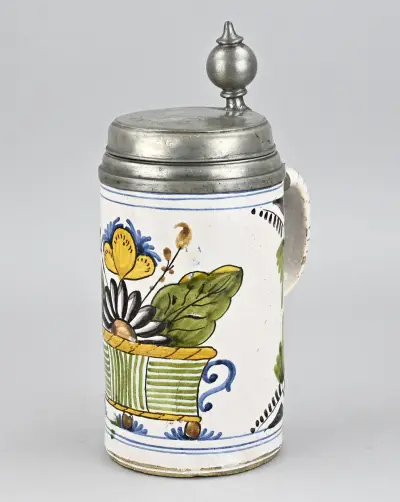 Duitse bierpul, H 25 cm – kavel bij Twents Veilinghuis