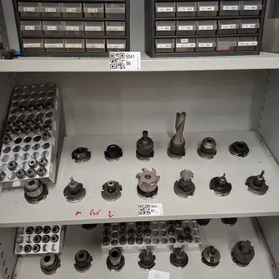 Ca. 24x Diverse gereedschapshouders t.b.v. CNC bewerkingscentrum, kavel 4 – kavel bij Onlineveilingmeester, Aalsmeer