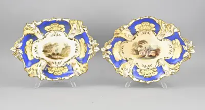 2x Franse schaal, 1830 – kavel bij Twents Veilinghuis