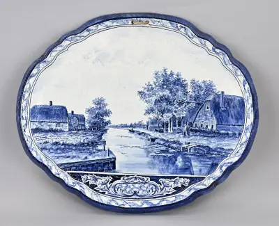 Hollandse wandplaquette – kavel bij Twents Veilinghuis