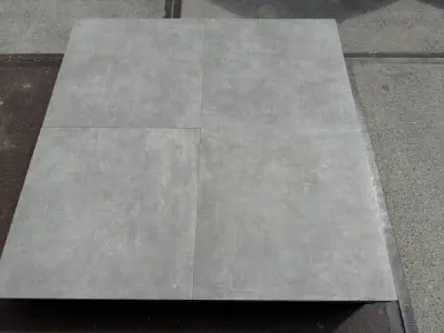 27,36 M2 Keramische Tegel Betonlook Grijs 60x60x3 Cm – kavel bij XL Auctions