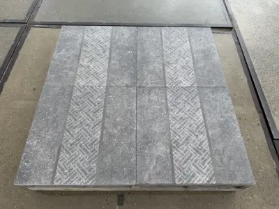 31,68 M2 Gecoate Tegel Decor 60x60x3 Cm – kavel bij XL Auctions