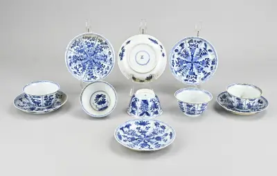 Set van 5 Chinese kop + schotels – kavel bij Twents Veilinghuis