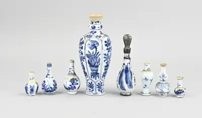 Lot div. Chinese vaasjes (8x) – kavel bij Twents Veilinghuis