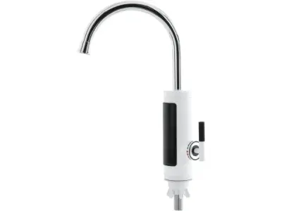 Elektrische warm- en koudwaterkraan Easymaxx C-uitloop WIT – kavel bij XL Auctions