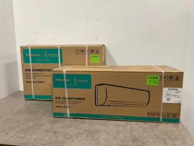 2x Airco splitunit 3,5kW met Clean Air technologie -tot 35m² – kavel bij XL Auctions