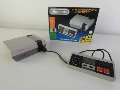 Nintendo Classic Mini Entertainment System met controller in doos – kavel bij De Kringwinkel, Heverlee