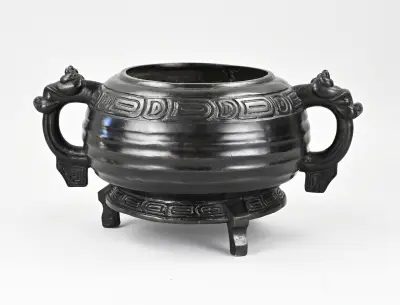 Chinese bronzen wierookbrander – kavel bij Twents Veilinghuis