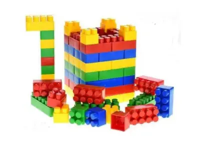 Jungo – Building blocks – 80 pcs – plastic – coloured – kavel bij XL Auctions