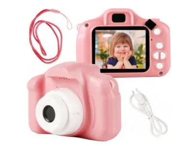 Digitale camera voor kinderen roze – kavel bij XL Auctions