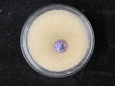 Edelsteen - Lilac gekleurde edelsteen – kavel bij Onlineveilingmeester