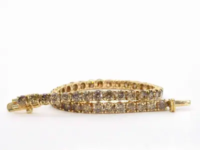 Gouden armband met diamanten 10.00 carat – kavel bij Onlineveilingmeester