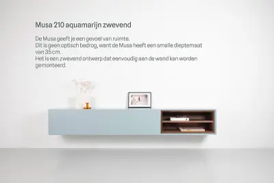 Tv-meubel, RAAT, Musa 210, Aquamarijn – kavel bij Onlineveilingmeester, Raalte