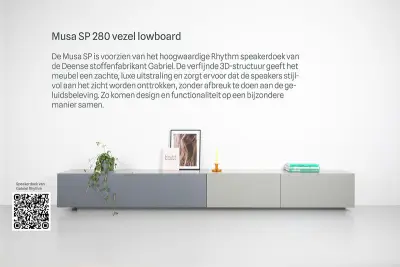 Tv-meubel, RAAT, Musa 280 SP, Vezel, met lowboard – kavel bij Onlineveilingmeester, Raalte
