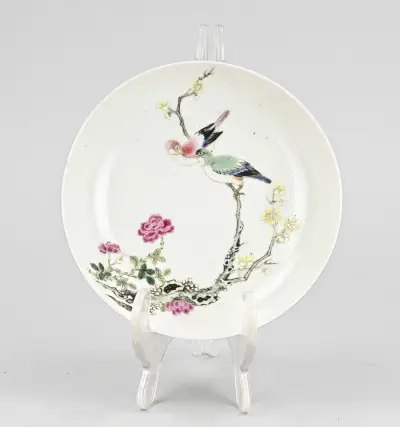 Familie Rose/Ruby back bord Ø 14 cm – kavel bij Twents Veilinghuis