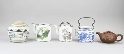 5x Chinees porselein – kavel bij Twents Veilinghuis