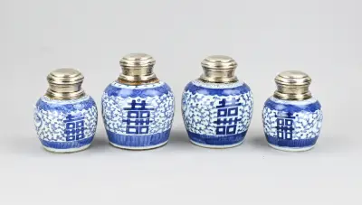4x Chinese gemberpot – kavel bij Twents Veilinghuis