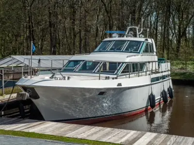 De Vries Lentsch 14.80 pilothouse motorboot – kavel bij Boatauction.com, Leeuwarden