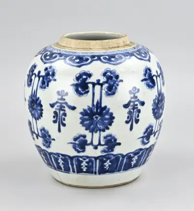 Chinese gemberpot Ø 20 cm – kavel bij Twents Veilinghuis