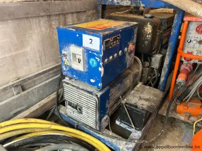 Dieselgenerator MOES DIESEL HGT-171-4, serienummer 13504, 13,6 kW, 400/230 V, 500 kg. bouwjaar 2004, Werking niet gekend – kavel bij Appelboom
