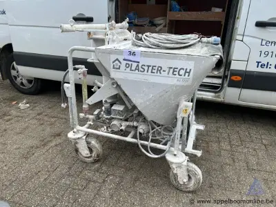 Pleistermachine, MALTECH M5-EVO, bouwjaar 2017, sn 71830, 6kW, 150kg, inclusief slangen. Werking niet gekend – kavel bij Appelboom